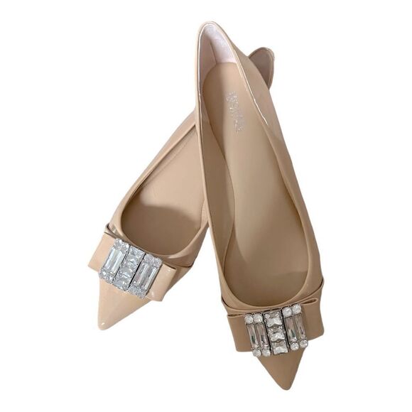 MICHAEL Michael Kors Michelle Pointed-Toe Flats in the Size 9M in Light Blush - Picture 14 of 14